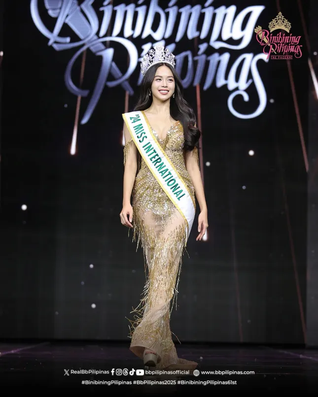 Hoa hậu Thanh Thủy đặt câu hỏi ứng xử bằng tiếng Anh ở Philippines ảnh 1