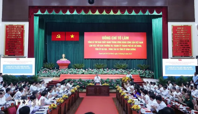 Tổng Bí thư Tô Lâm: Tầm nhìn mới cho TPHCM là trở thành &apos;siêu đô thị quốc tế&apos; của Đông Nam Á ảnh 3