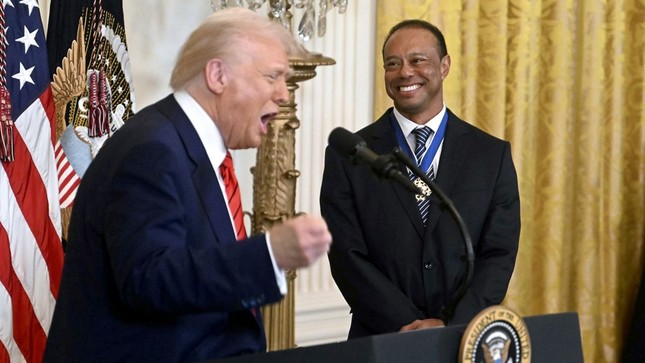 Tiger Woods gặp Tổng thống Mỹ Donald Trump tại Nhà Trắng để 'chữa lành' môn golf ảnh 1