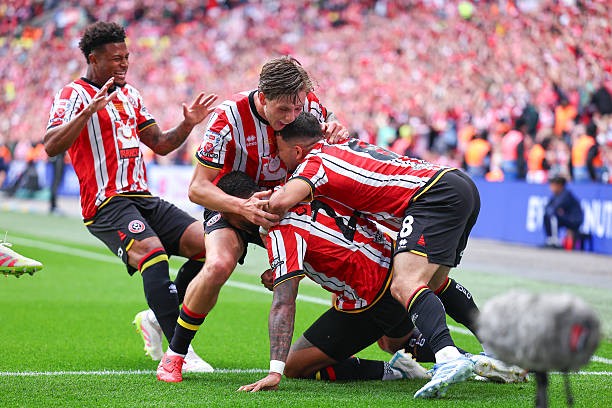 Sunderland trở lại Ngoại hạng Anh nhờ bàn thắng phút bù giờ của cầu thủ 19 tuổi ảnh 18