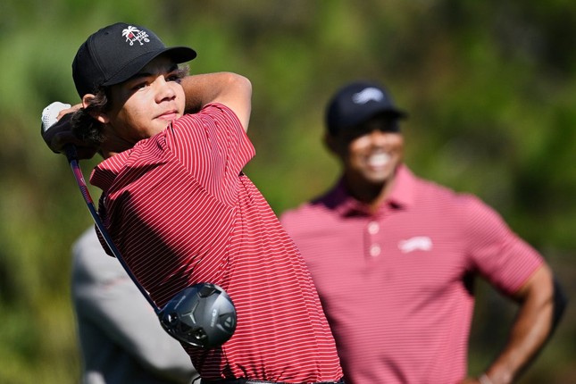 Con trai Tiger Woods giành chiến thắng vang dội ở American Junior Golf ảnh 1