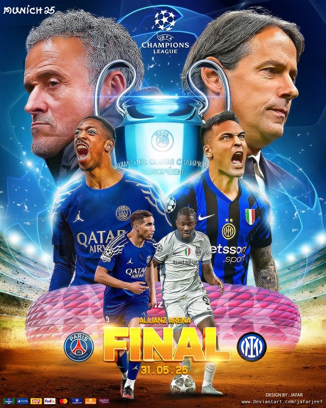 Final de la Champions League 2024/25 en directo, PSG vs Inter, 0-0 (H1): Comienza el partido foto 13