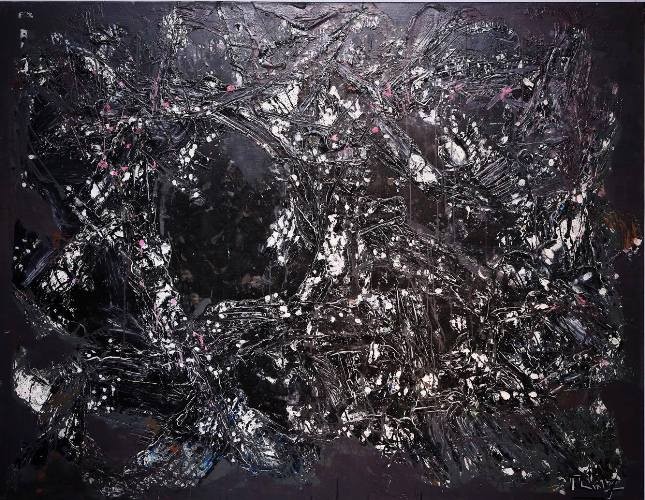 Độc đáo triển lãm tranh trừu tượng của nữ họa sĩ Trần Thị Thu ảnh 5