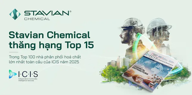 Stavian Hóa chất đứng thứ 15 trong 100 nhà phân phối hóa chất lớn nhất toàn cầu theo ICIS 2025 ảnh 1