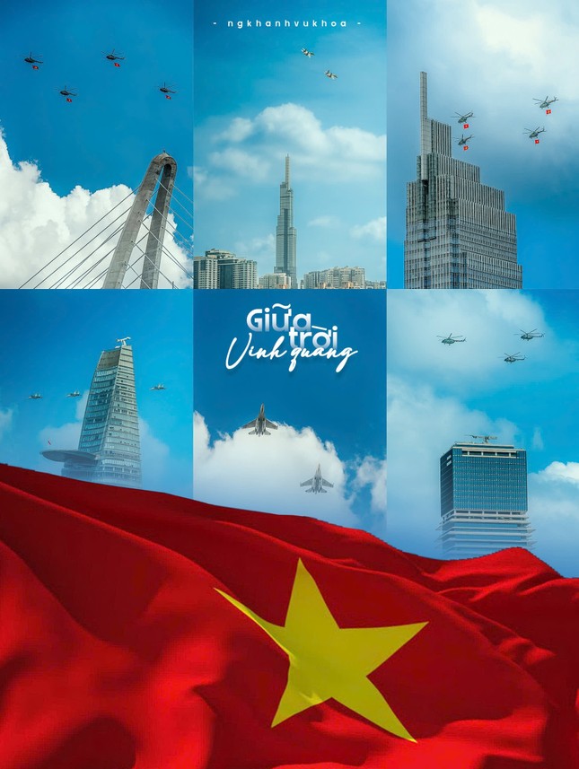 Bộ ảnh 'giữa trời vinh quang' lan tỏa tình yêu nước tới muôn triệu trái tim ảnh 3