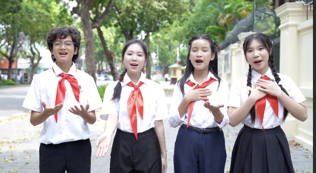 Ra mắt MV chào mừng Đại hội Cháu ngoan Bác Hồ toàn quốc lần thứ X ảnh 4