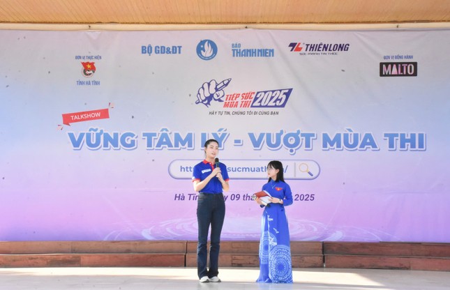 Hoa hậu Lương Thùy Linh tư vấn sĩ tử cách giảm áp lực khi ôn thi ảnh 3