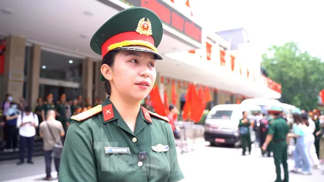 Hoãn đám cưới, nữ thiếu úy lên đường thực hiện nhiệm vụ diễu binh kỷ niệm 80 năm Quốc khánh ảnh 1