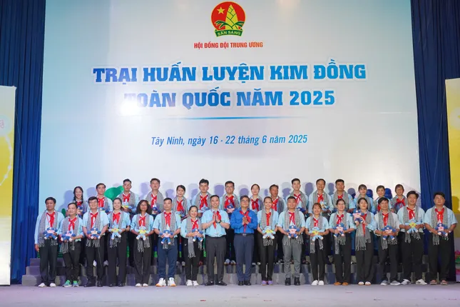 165 cán bộ phụ trách Đội tham gia Trại huấn luyện Kim Đồng toàn quốc 2025 ảnh 7