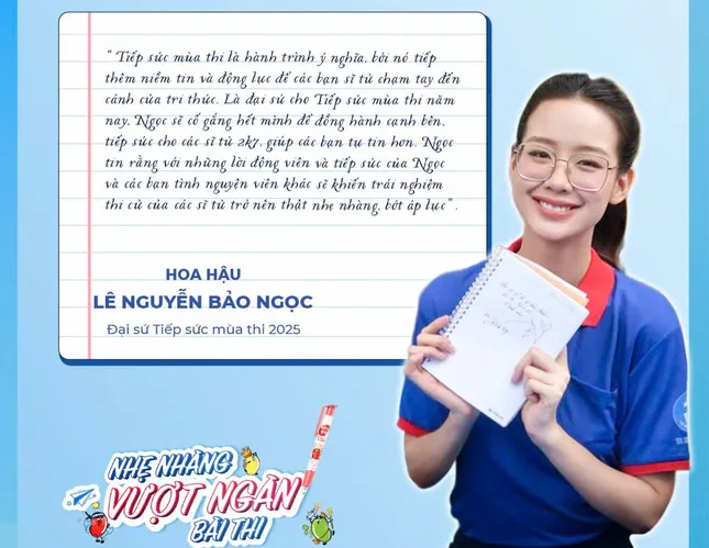 Lời chúc từ hoa hậu, KOL giúp sĩ tử vững tinh thần ảnh 2