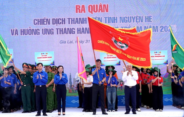 T.Ư Đoàn ra quân Chiến dịch Thanh niên tình nguyện Hè năm 2025 ảnh 1
