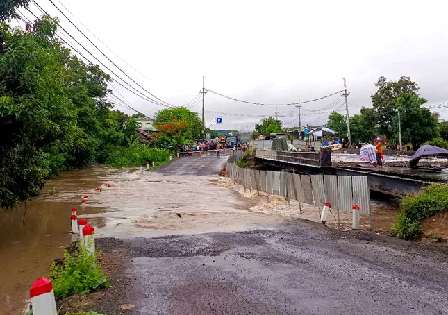 Mưa lớn ở Gia Lai khiến hàng trăm hộ dân bị cô lập ảnh 4
