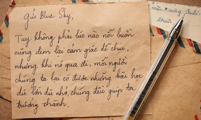 Nói ra những bí mật qua thư tay ảnh 2