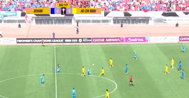 Trực tiếp Wuhan Jianghan vs Nữ TP.HCM 0-0 (H1): Wang Shuang đe dọa khung thành Thu Em ảnh 1