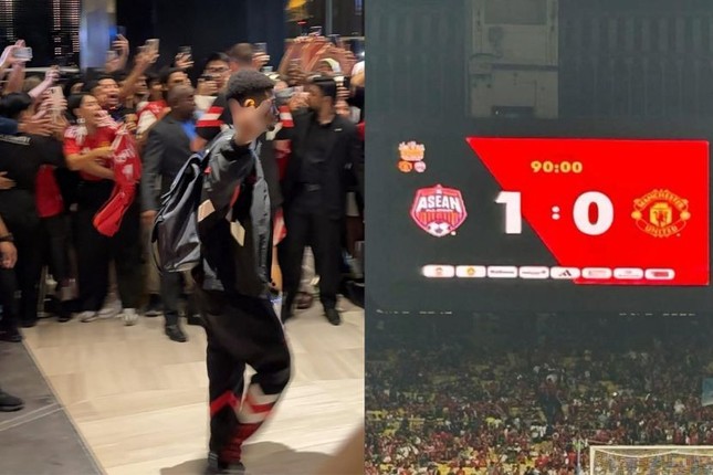 Ngôi sao MU dùng ‘ngón tay thối’ với CĐV sau trận thua ASEAN All Stars ảnh 2