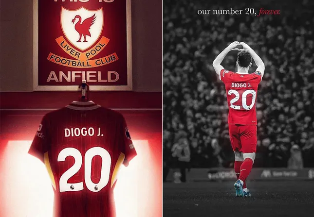 Liverpool treo vĩnh viễn số áo của cầu thủ xấu số Diogo Jota ảnh 1
