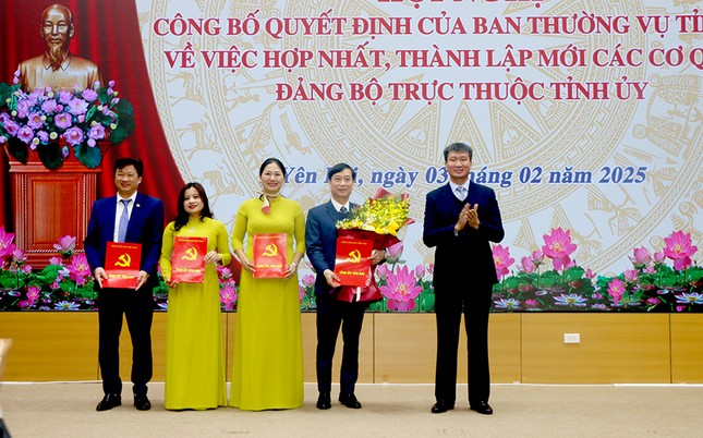 Yên Bái hợp nhất, thành lập mới các cơ quan, đảng bộ trực thuộc Tỉnh ủy ảnh 2