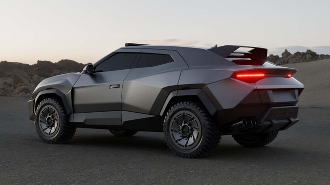 Bản độ siêu SUV Lamborghini Urus phong cách nhà binh ảnh 2