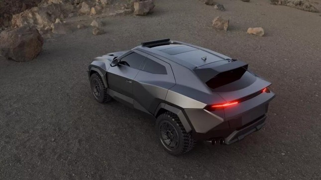 Bản độ siêu SUV Lamborghini Urus phong cách nhà binh ảnh 7