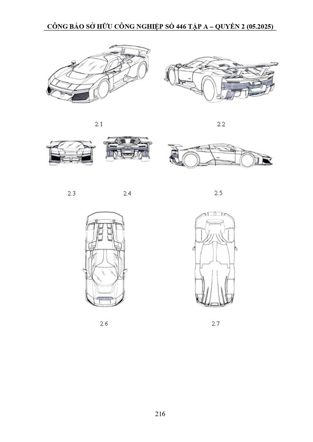Siêu xe mạnh nhất của Ferrari được đăng ký kiểu dáng ở Việt Nam ảnh 2