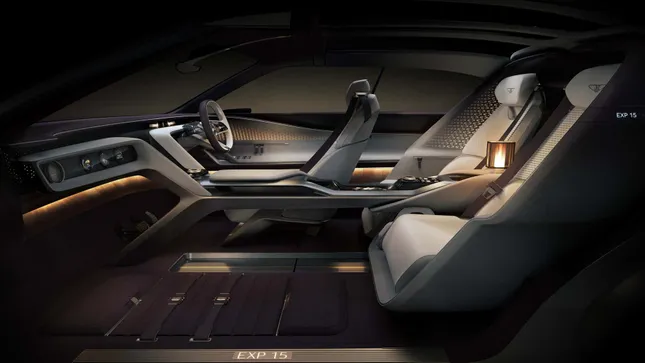 Bentley hé lộ xe điện siêu sang chỉ có 3 chỗ ngồi ảnh 7