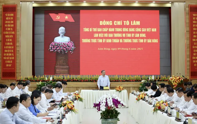 Tổng Bí thư Tô Lâm: Lâm Đồng hội đủ điều kiện, cần hành động nhanh và bài bản ảnh 1