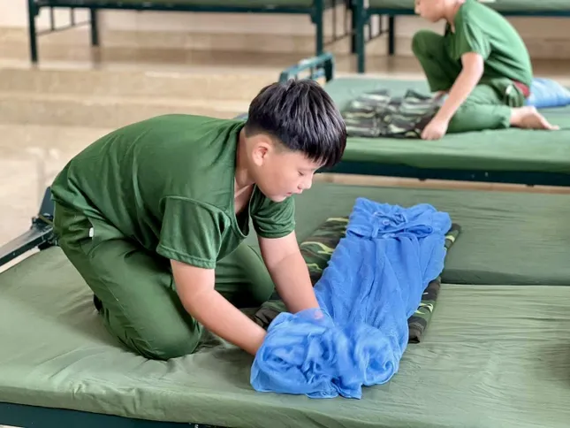 &apos;Chiến sĩ nhí&apos; Lâm Đồng tham gia học kỳ trong quân đội tại Trung đoàn Bộ binh 994 ảnh 9