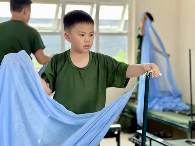 &apos;Chiến sĩ nhí&apos; Lâm Đồng tham gia học kỳ trong quân đội tại Trung đoàn Bộ binh 994 ảnh 8