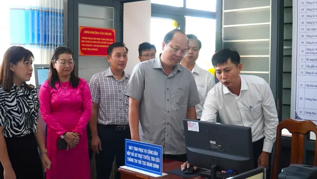 Khắc phục hạn chế khi vận hành thử chính quyền xã mới ảnh 1