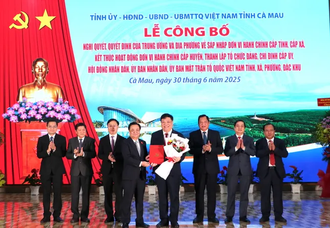 Nhân sự chủ chốt tỉnh Cà Mau sau hợp nhất với Bạc Liêu ảnh 1