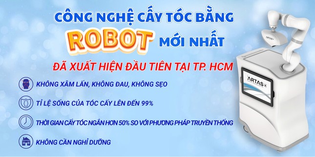 Cấy tóc thẩm mỹ bằng robot ứng dụng công nghệ trí tuệ nhân tạo - AI ảnh 2