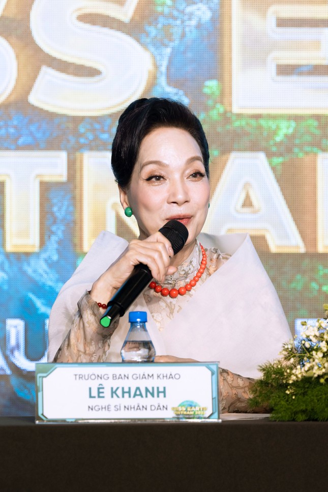 NSND Lê Khanh giải đáp suất thi quốc tế của Hoa hậu Trái Đất Việt Nam ảnh 2