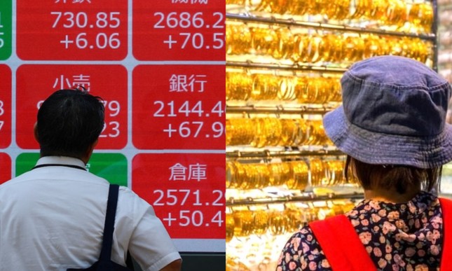 Giá vàng thế giới rơi tự do, chứng khoán liên tục nhảy múa ảnh 1