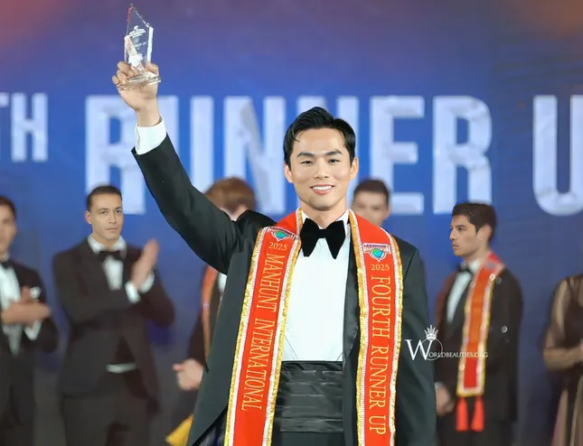 Đại diện Việt Nam đạt Á quân 4 Manhunt International 2025 ảnh 2