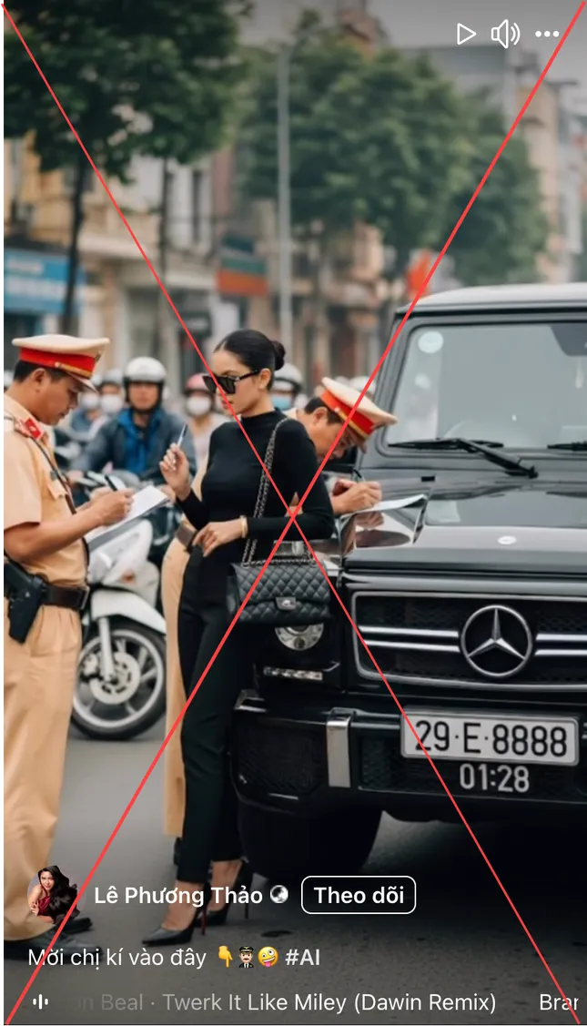 Á hậu Phương Thảo gây phẫn nộ ảnh 1