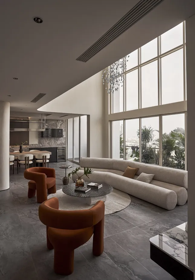 Thiết kế đầy cá tính trong căn hộ penthouse ảnh 2