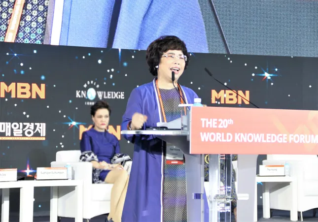 Anh hùng Lao động Thái Hương được vinh danh Nhà lãnh đạo xuất sắc trong phát triển bền vững toàn cầu 2025 ảnh 4