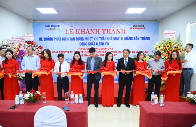 Xi măng Tân Thắng tiết kiệm hàng chục tỷ đồng mỗi năm nhờ điện khí thải ảnh 2