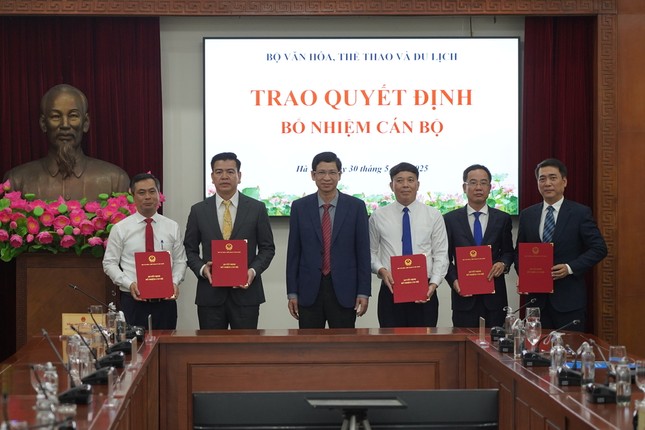 Thứ trưởng Bộ Văn hóa trao quyết định bổ nhiệm cán bộ ảnh 1