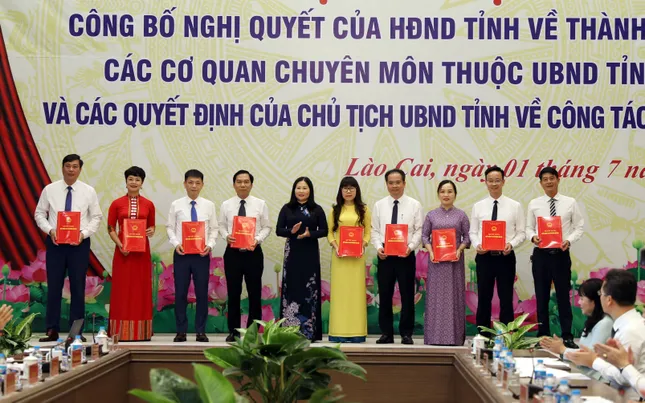 Công bố danh sách lãnh đạo các sở, ngành của tỉnh Lào Cai sau sáp nhập ảnh 2