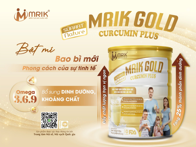 Sữa hạt Mrik Gold Curcumin Plus - Giải pháp dinh dưỡng khoa học cho mọi lứa tuổi ảnh 2