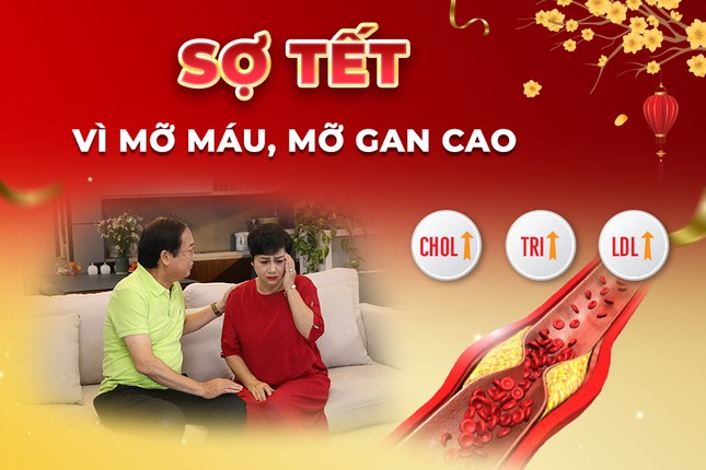 'Sợ Tết' vì mỡ máu, mỡ gan cao ảnh 1