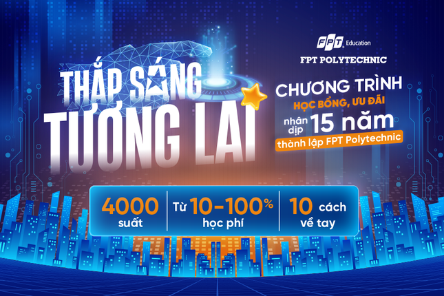 4.000 suất học bổng, ưu đãi từ FPT Polytechnic, suất lớn nhất trị giá 100% học phí ảnh 1