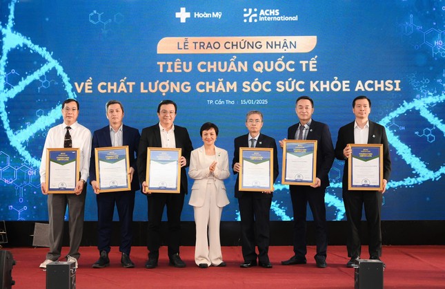 Tập đoàn Y Khoa Hoàn Mỹ có 6 bệnh viện đạt chứng nhận tiêu chuẩn quốc tế ACHSI 2025 ảnh 1