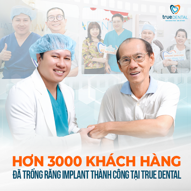 Cấy ghép implant tại True Dental: tái tạo nụ cười, nâng cao sức khỏe cho người trung niên ảnh 1