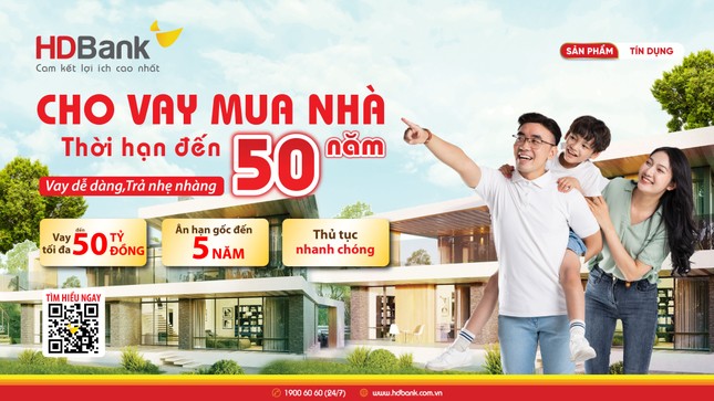 HDBank - Ngân hàng duy nhất cho vay mua nhà đến 50 năm, lãi suất chỉ từ 4,5% ảnh 2