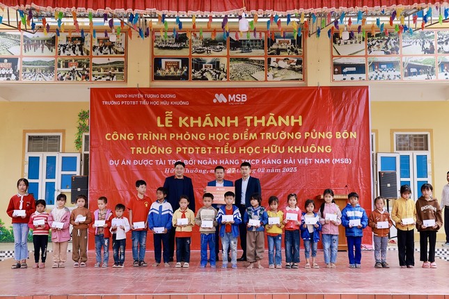 Khánh thành 4 phòng học mới do MSB tài trợ tại điểm trường Pủng Bón, Nghệ An ảnh 3