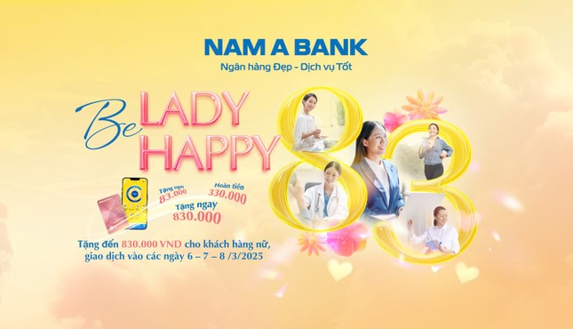 Nam A Bank triển khai ưu đãi hấp dẫn dịp 8/3 ảnh 2