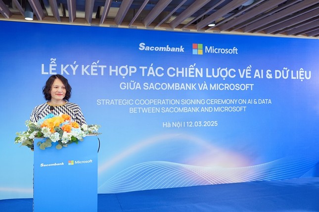 Sacombank và Microsoft Việt Nam ký kết hợp tác chiến lược về AI và dữ liệu, định hình tương lai ngân hàng số ảnh 2