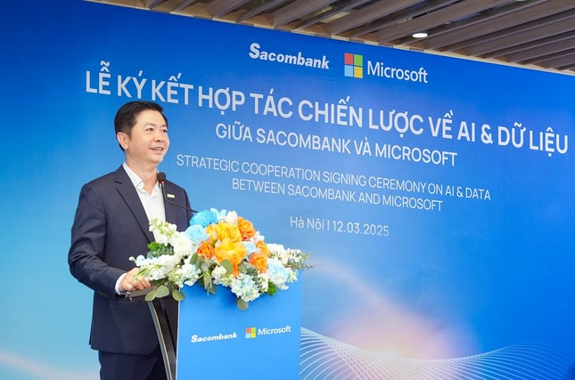 Sacombank và Microsoft Việt Nam ký kết hợp tác chiến lược về AI và dữ liệu, định hình tương lai ngân hàng số ảnh 3